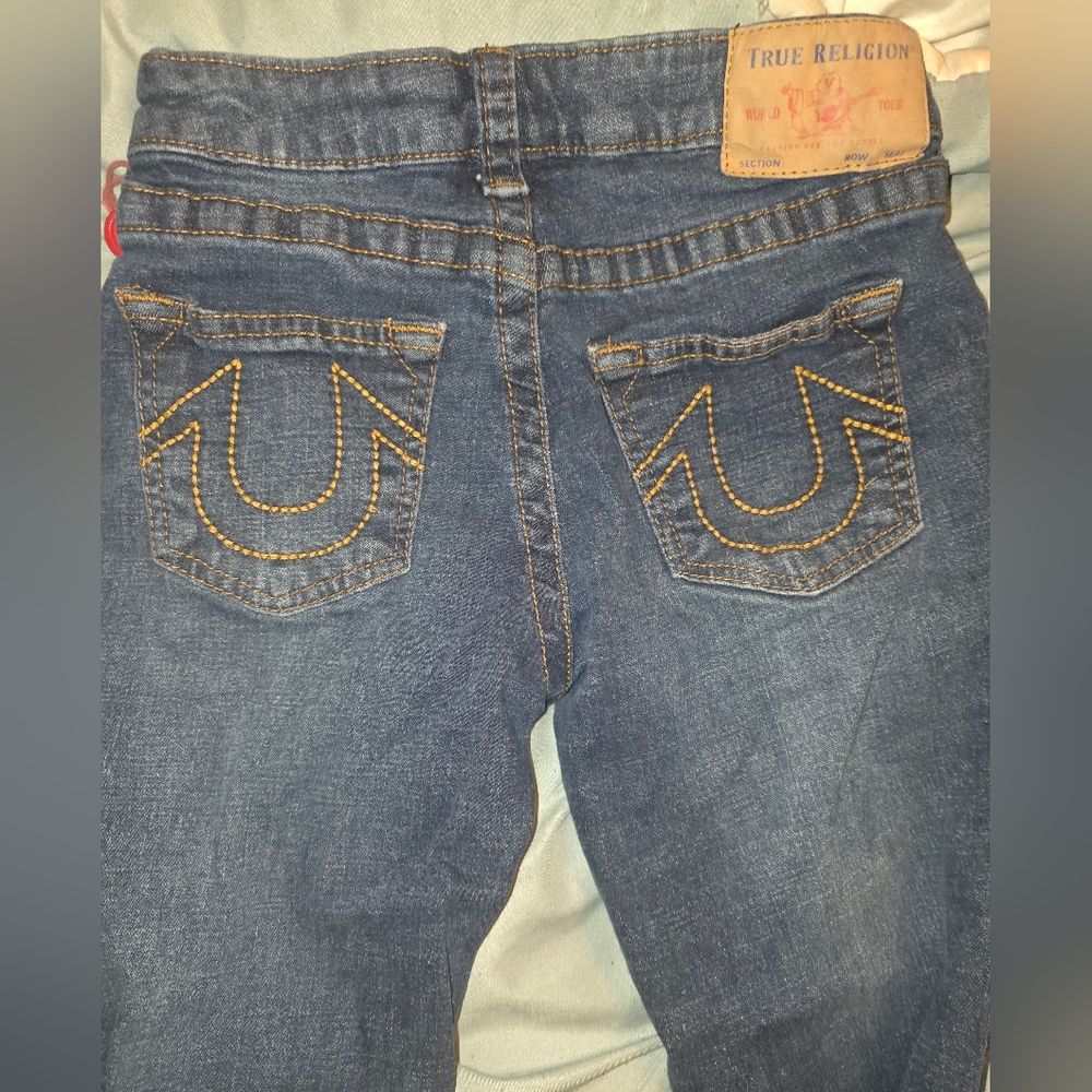 True Religion Girls Size 10 Blue Jeans